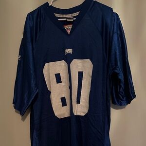 New York Giants Shockey #80 Reebok On Field Jersey